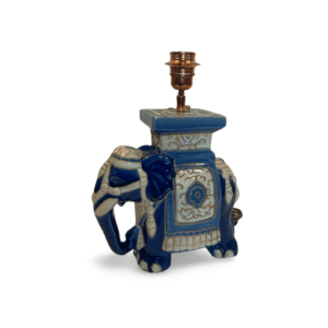 Blauwe olifant lampenvoet