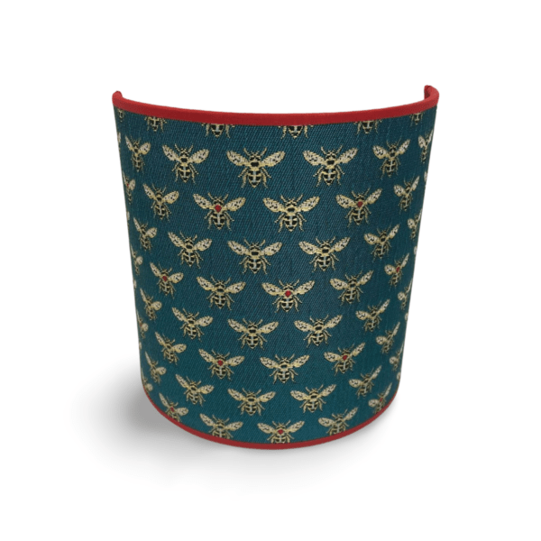 Wandlamp jacquard geweven bijen motief
