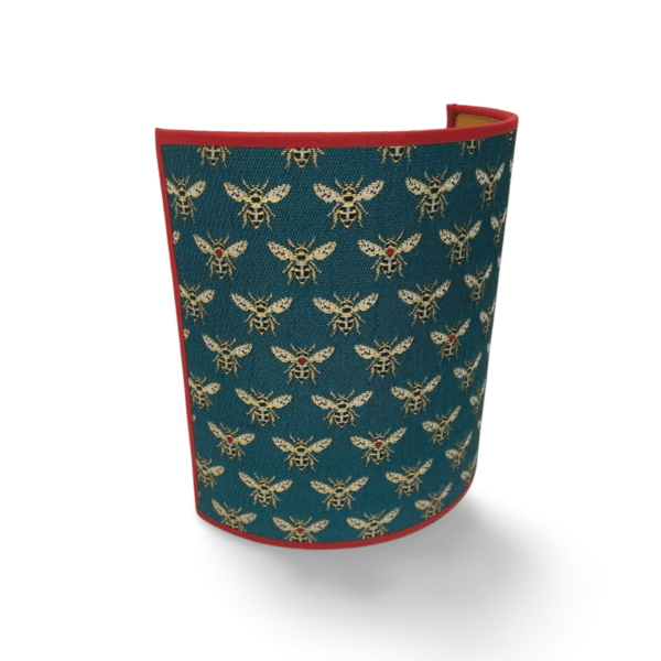 Wandlamp jacquard geweven bijen motief - Afbeelding 3