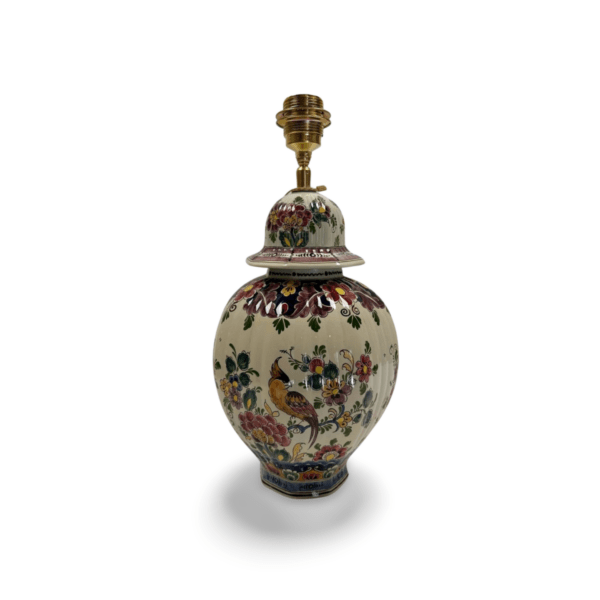 Lampenvoet vintage purple bird