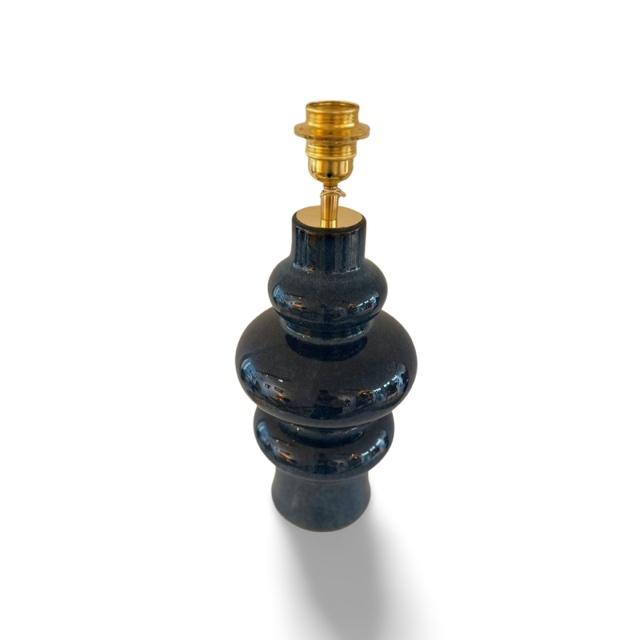 Donkerblauwe golvende lamp met papegaai lampenkap - Afbeelding 2