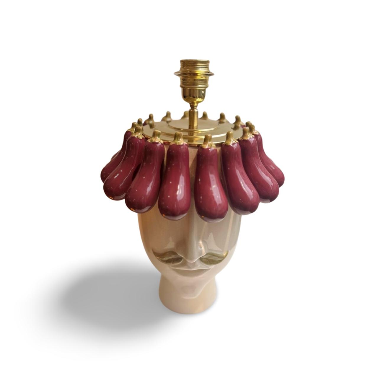 Monsieur Aubergine lampenvoet - Afbeelding 2