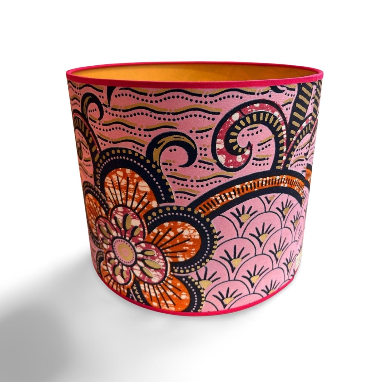 Layla Lila lampenvoet met Vlisco lampenkap - Afbeelding 3